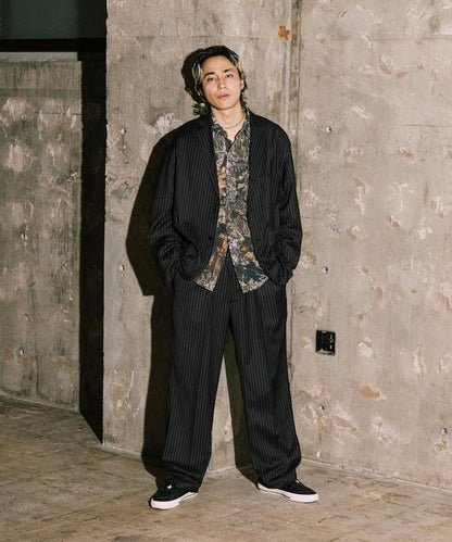 SMU PT-38 裝配 2褶 寬鬆 TR 褲