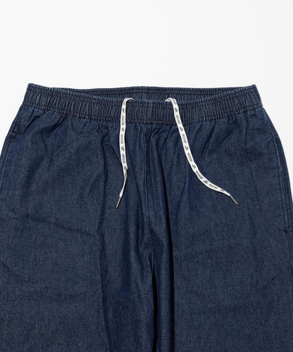 版 寬鬆牛仔廚師褲