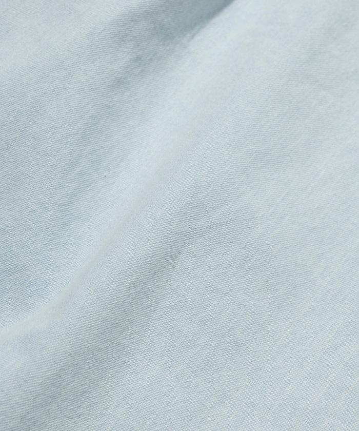 版 寬鬆牛仔廚師褲