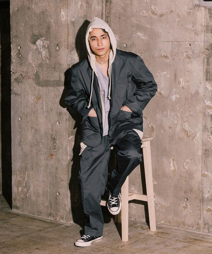 聯名 SMU PT-38 設計 2摺寬鬆長褲