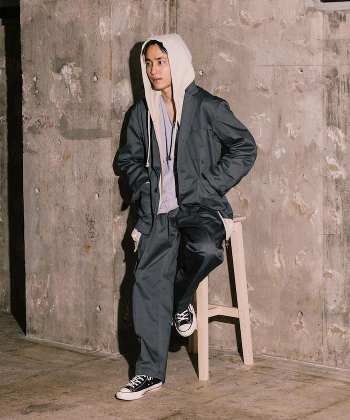 聯名 SMU PT-38 設計 2摺寬鬆長褲