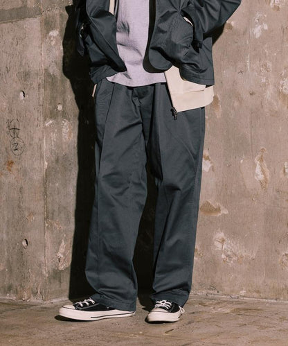 聯名 SMU PT-38 設計 2摺寬鬆長褲
