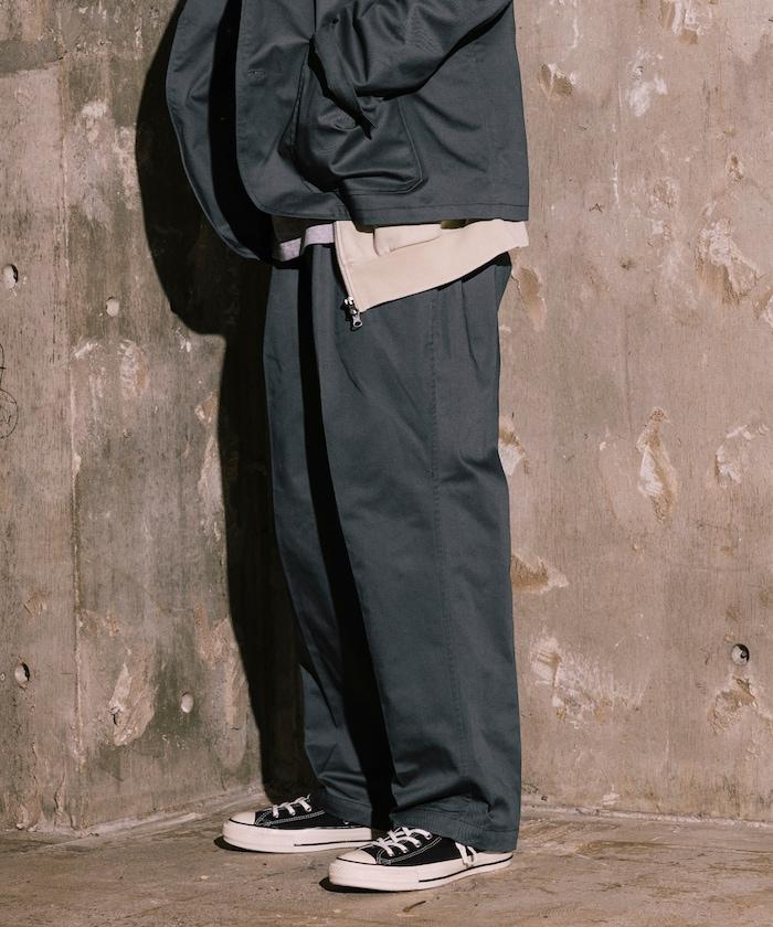 聯名 SMU PT-38 設計 2摺寬鬆長褲