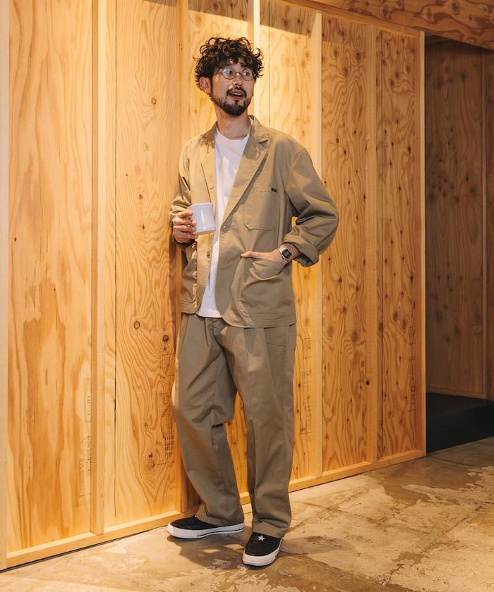 聯名 SMU PT-38 設計 2摺寬鬆長褲