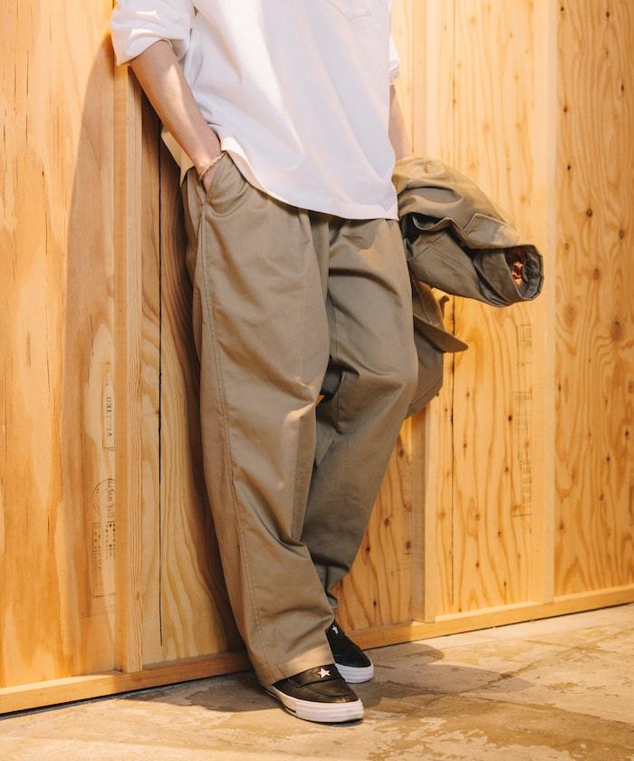 聯名 SMU PT-38 設計 2摺寬鬆長褲
