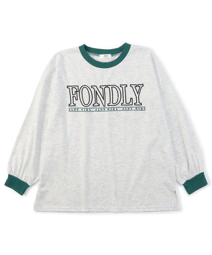 休閒大LOGO印花T恤