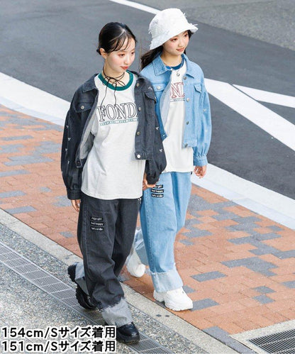 休閒大LOGO印花T恤