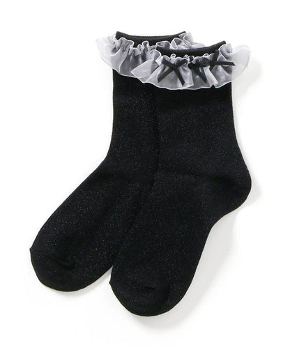 3P套裝 蕾絲蝴蝶結襪