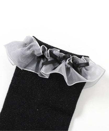 3P套裝 蕾絲蝴蝶結襪