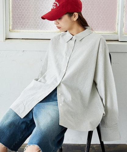 寬鬆版基礎款襯衫