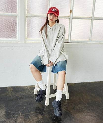 寬鬆版基礎款襯衫