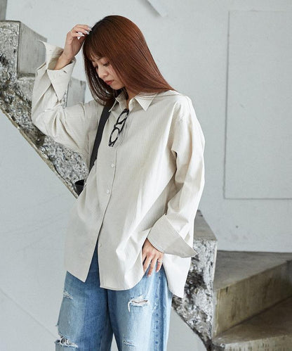 寬鬆版基礎款襯衫