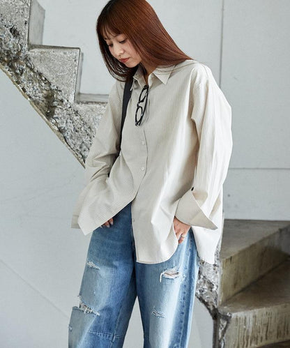 寬鬆版基礎款襯衫