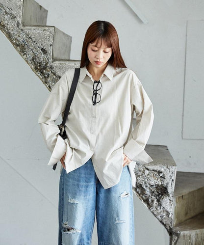 寬鬆版基礎款襯衫