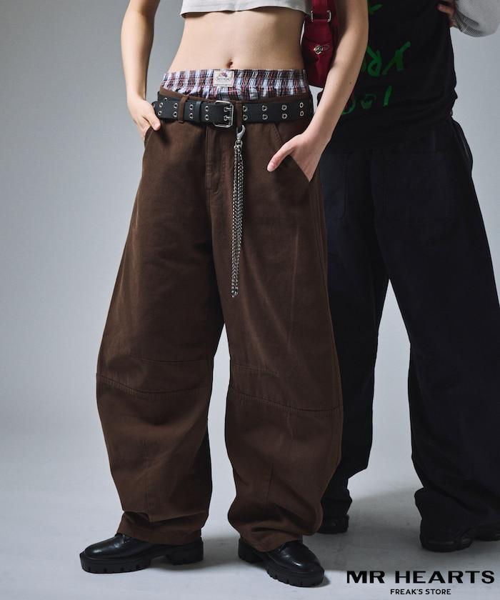 寬鬆剪裁工裝褲