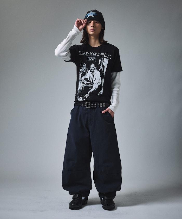 寬鬆剪裁工裝褲