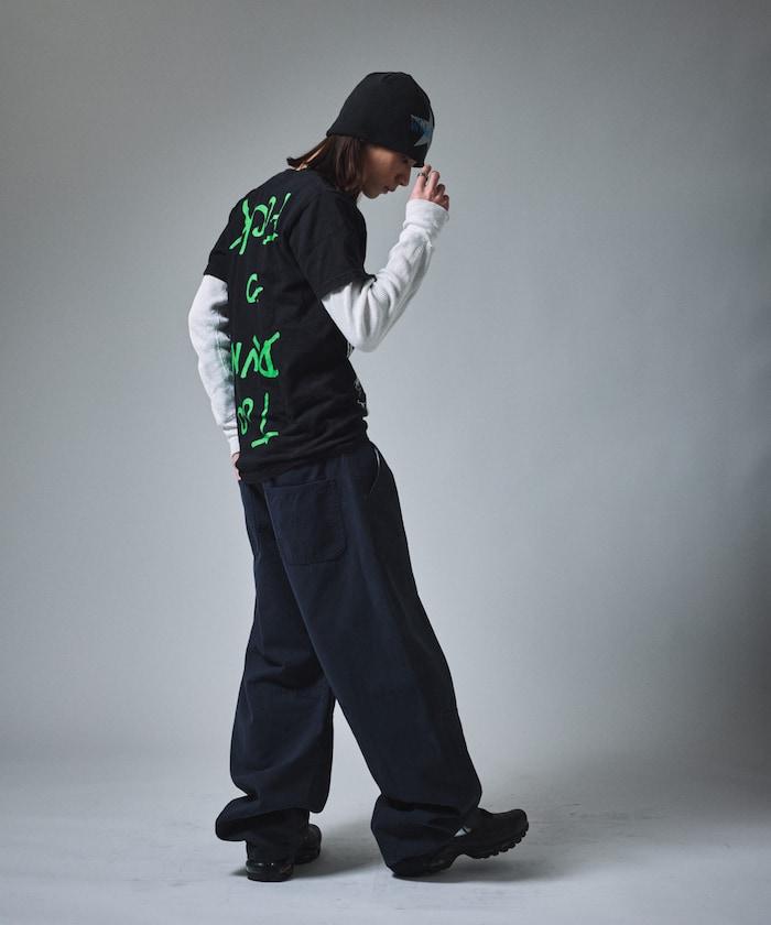 寬鬆剪裁工裝褲