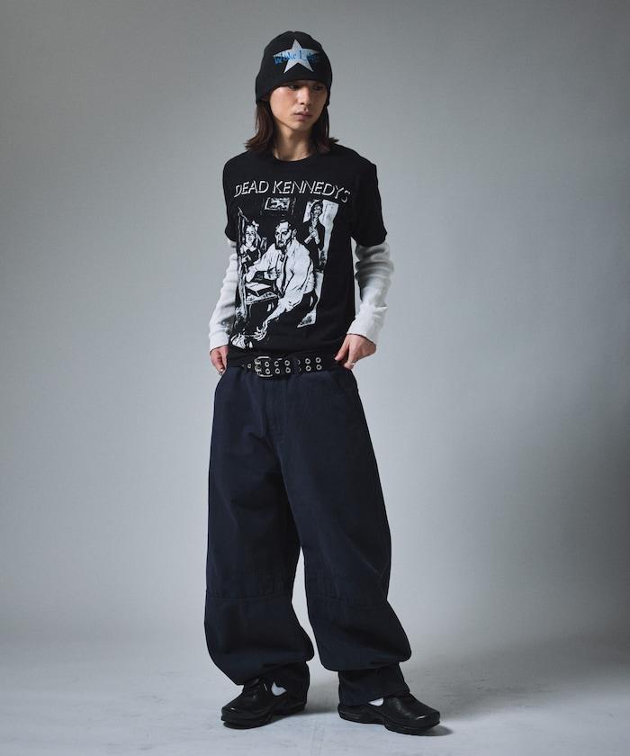 寬鬆剪裁工裝褲