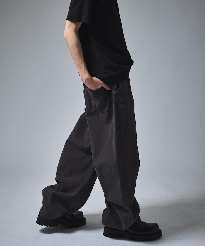 寬鬆剪裁工裝褲