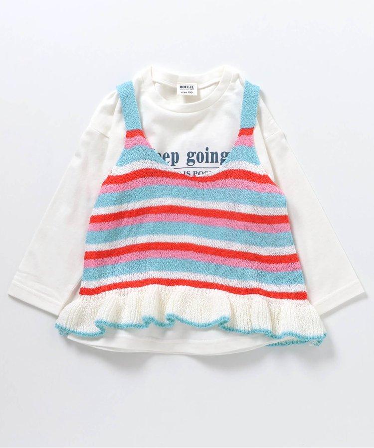 【2件套】針織馬甲短袖T-shirt