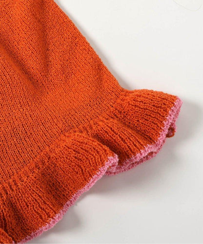 【2件套】針織馬甲短袖T-shirt