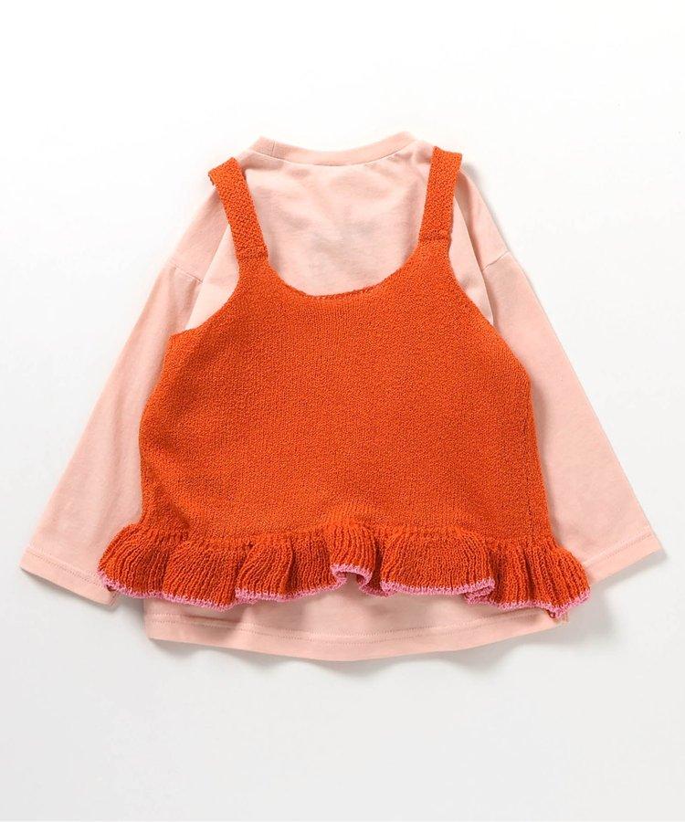 【2件套】針織馬甲短袖T-shirt