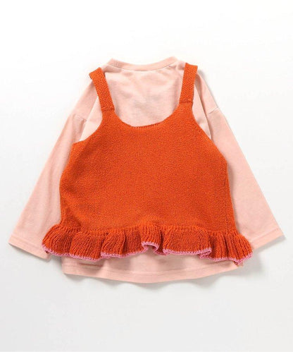 【2件套】針織馬甲短袖T-shirt