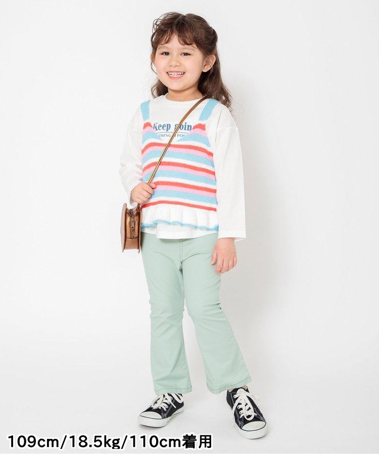 【2件套】針織馬甲短袖T-shirt