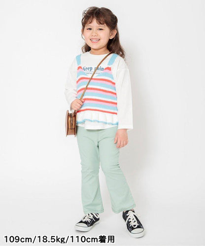 【2件套】針織馬甲短袖T-shirt