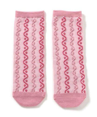 3P套裝 浮絲編織 管狀襪子