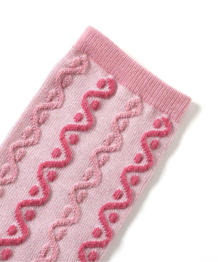 3P套裝 浮絲編織 管狀襪子