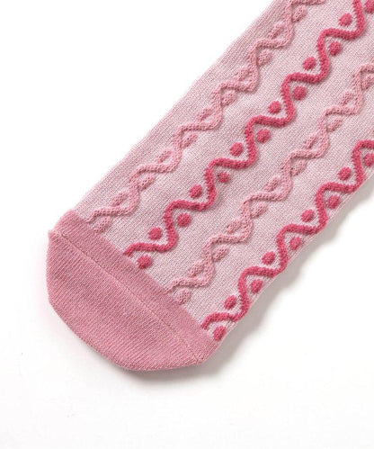 3P套裝 浮絲編織 管狀襪子