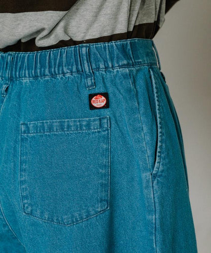 聯名 繫帶鬆緊褶襉褲