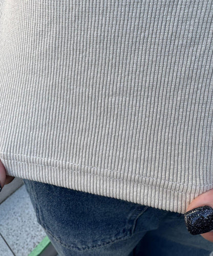 配色拼接織帶標誌背心