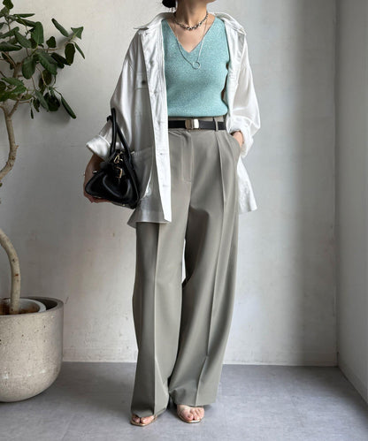 前後兩用閃亮網眼坦克衫