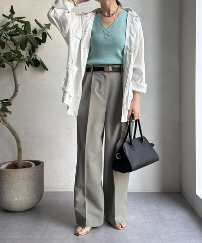 前後兩用閃亮網眼坦克衫