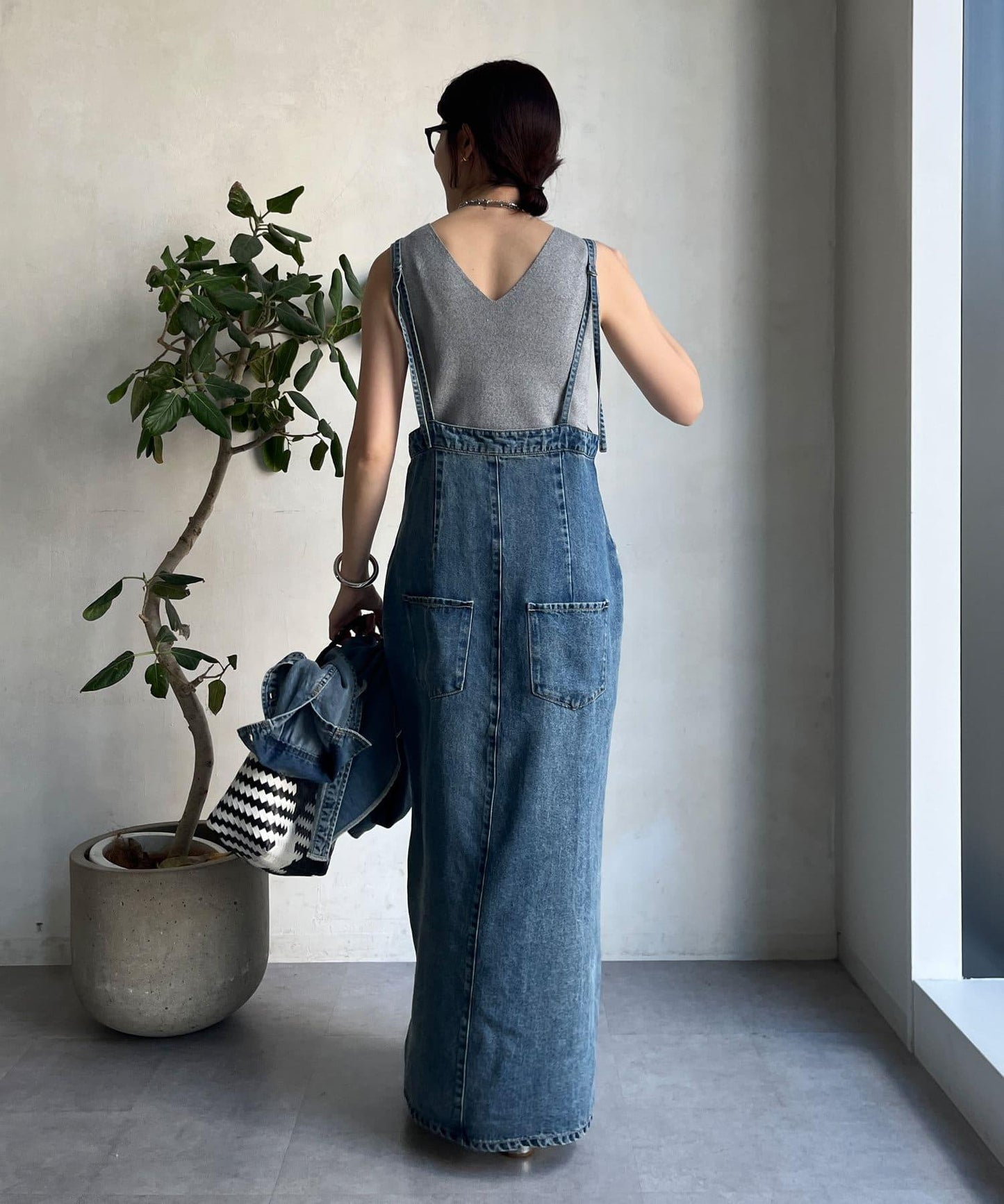 前後兩用閃亮網眼坦克衫