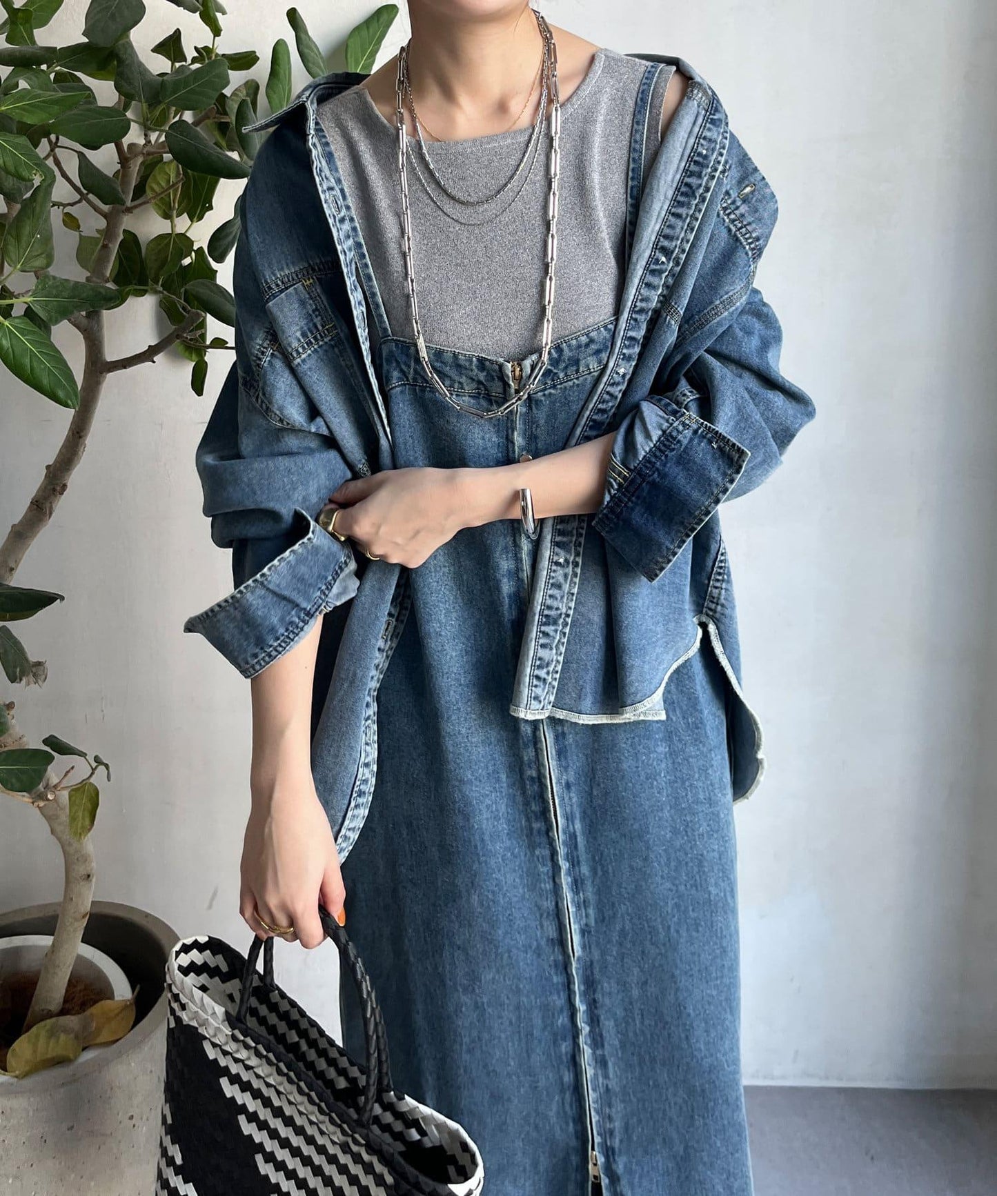 前後兩用閃亮網眼坦克衫