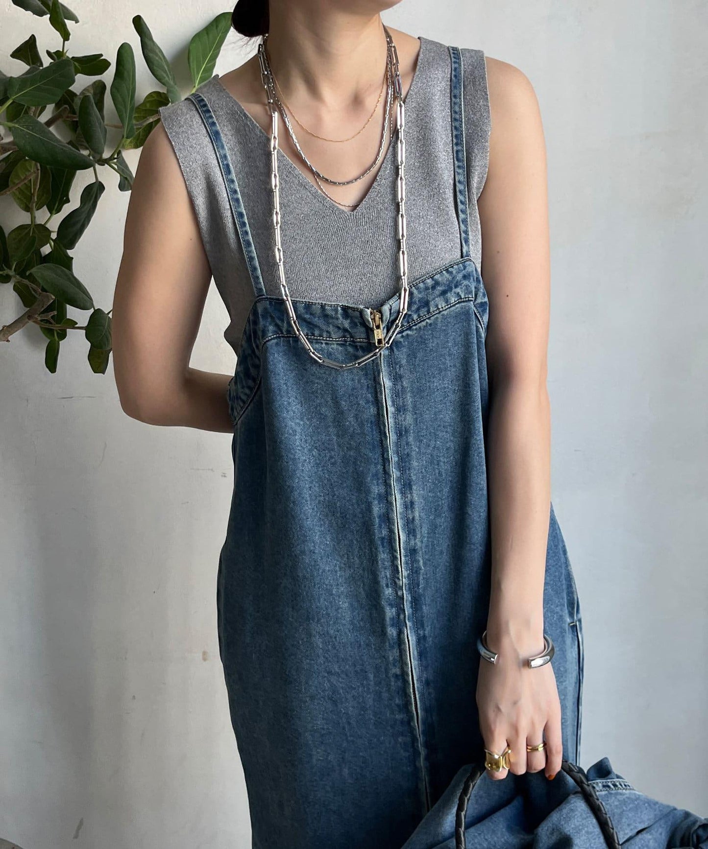 前後兩用閃亮網眼坦克衫