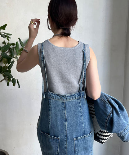 前後兩用閃亮網眼坦克衫