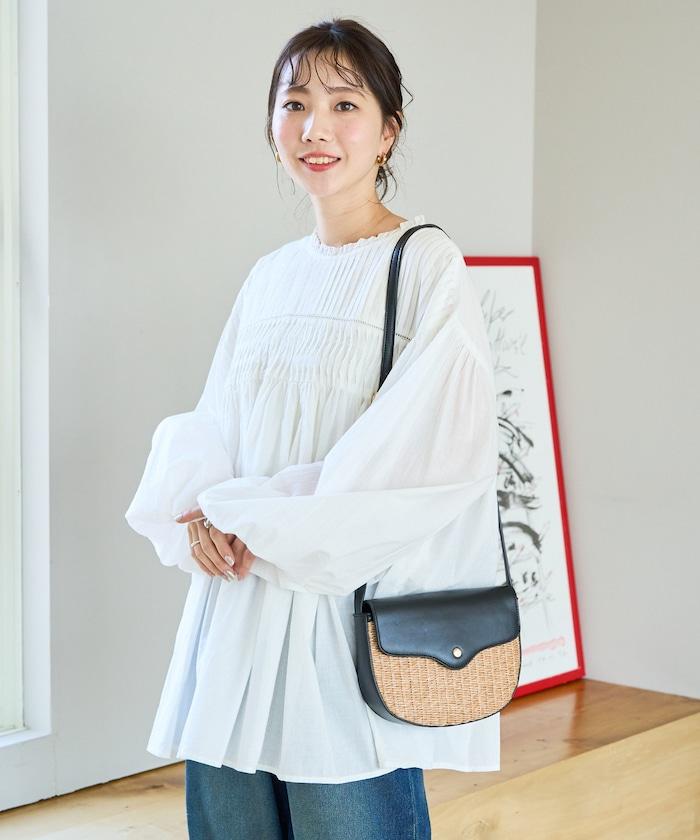 印度風褶皺長袖襯衫