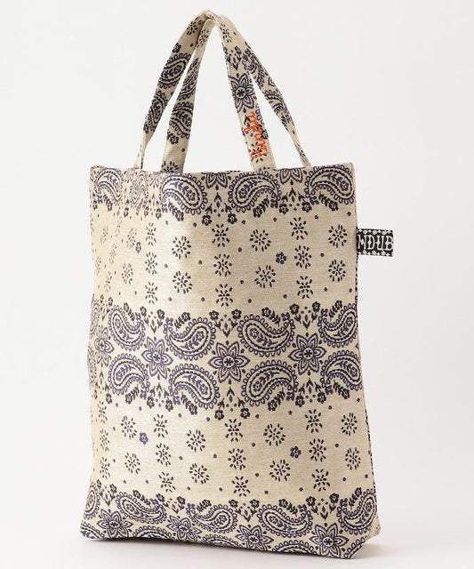 復古印花頭巾提花手提包