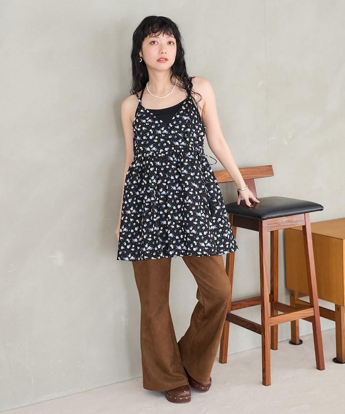 印度卡什米爾吊帶長款束腰襯衫