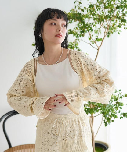 印度拼布蕾絲短外套