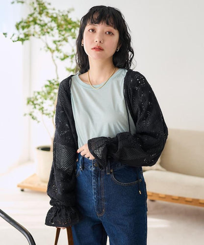 印度拼布蕾絲短外套