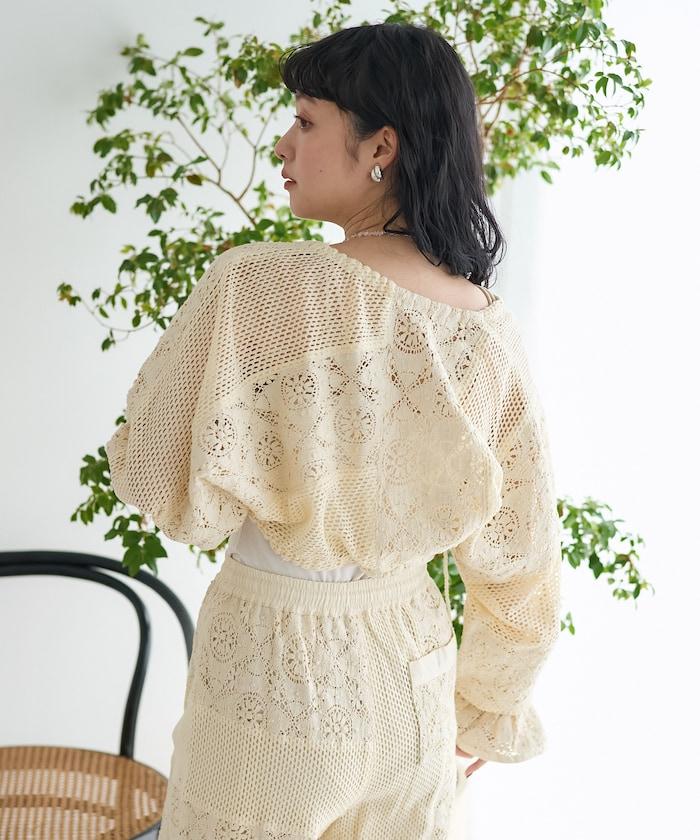 印度拼布蕾絲短外套