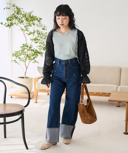 印度拼布蕾絲短外套