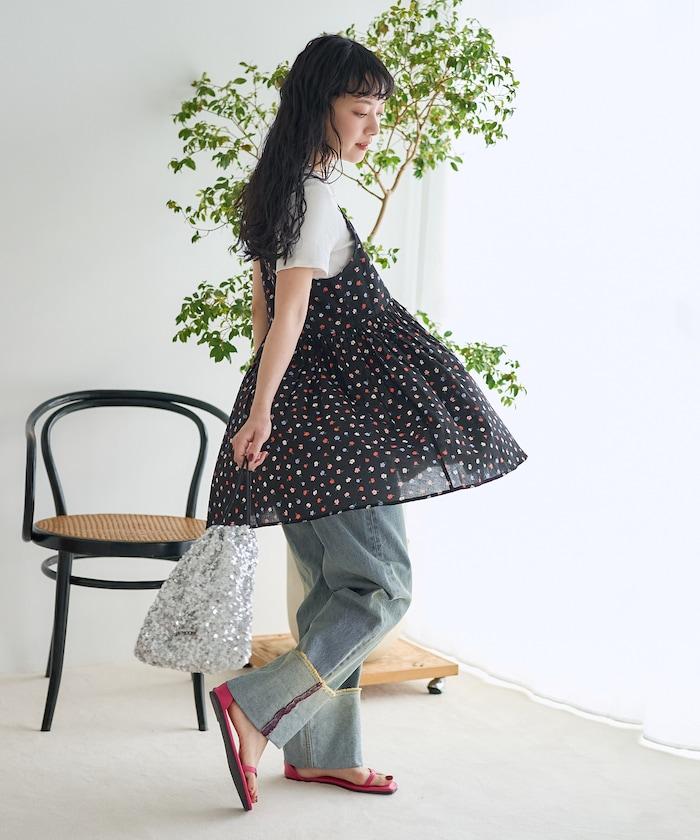 印度卡什米爾吊帶長款束腰襯衫