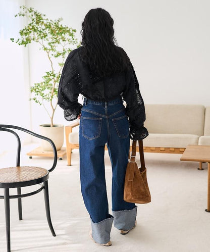 印度拼布蕾絲短外套