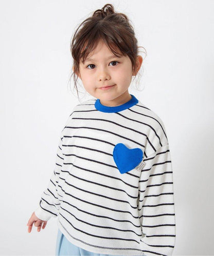 【連衣裙】心形口袋短袖T恤